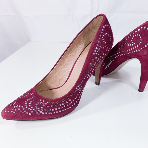 Aldo Shoes - NEW Aldo Heels in Burgundy Suede Leather